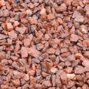 red slate chippings